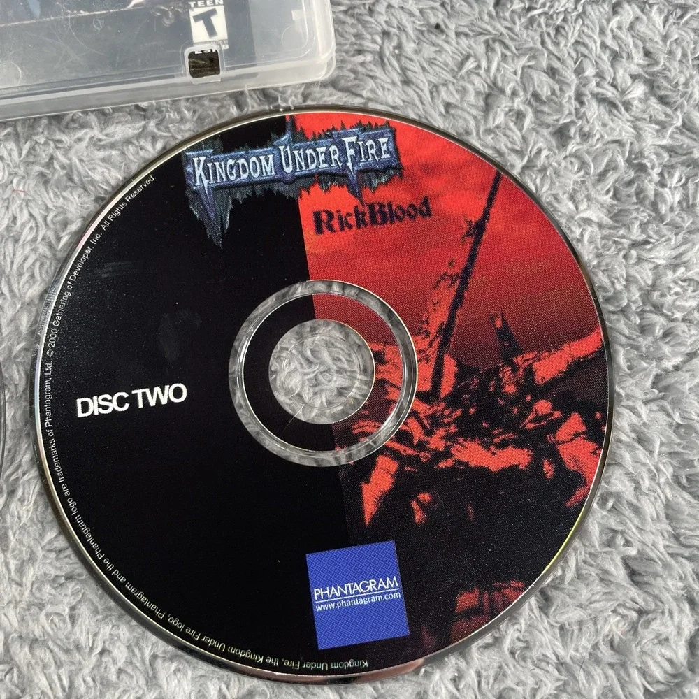 Kingdom Under Fire A War of Heroes PC Vintage CD-ROM Disk 1 And 2